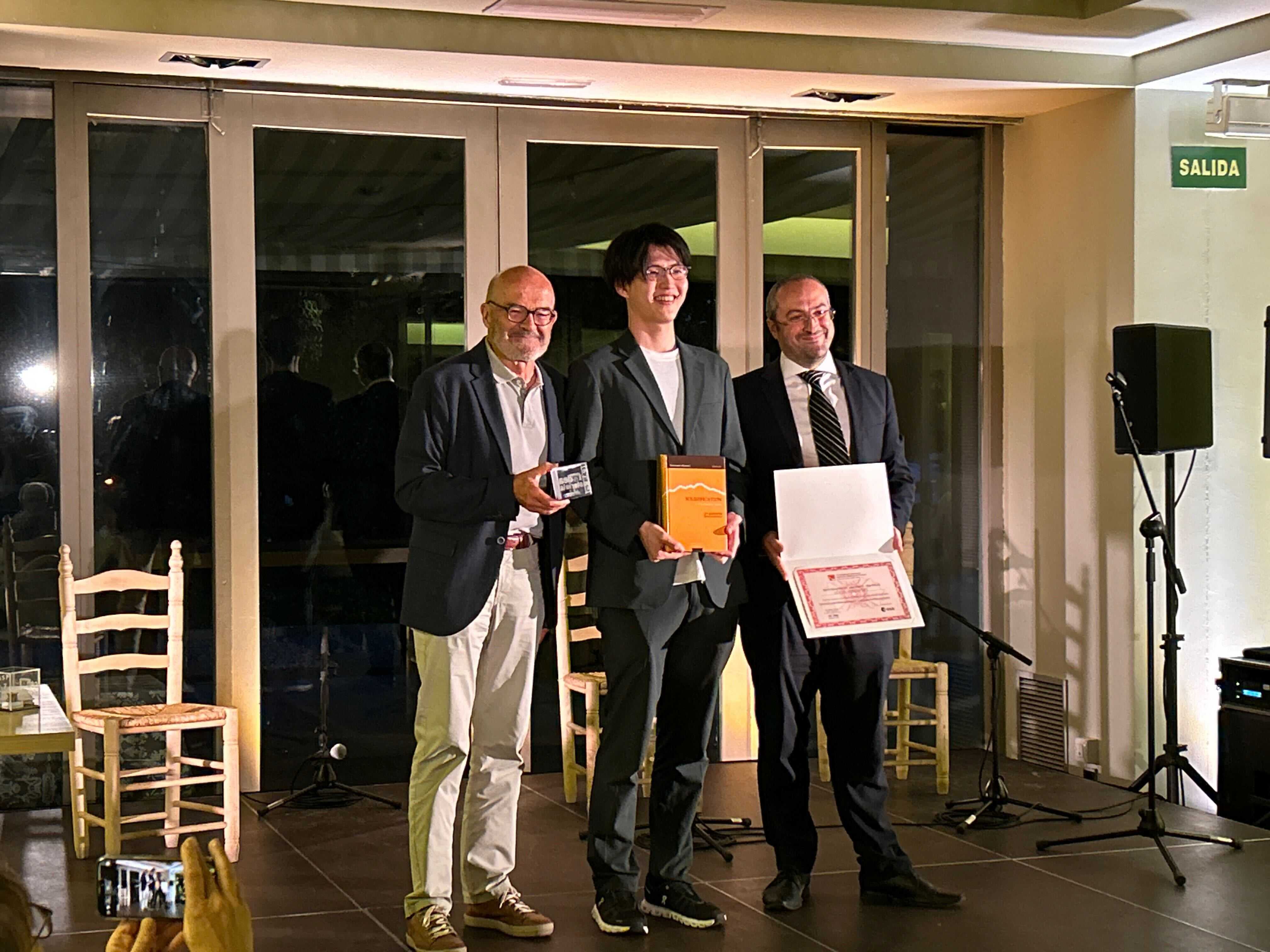 ICASP7 受賞の様子